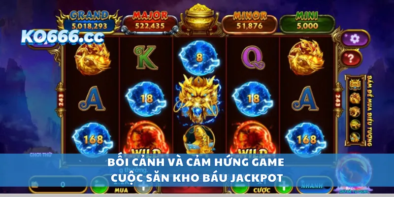 Bối cảnh và cảm hứng game cuộc săn kho báu jackpot